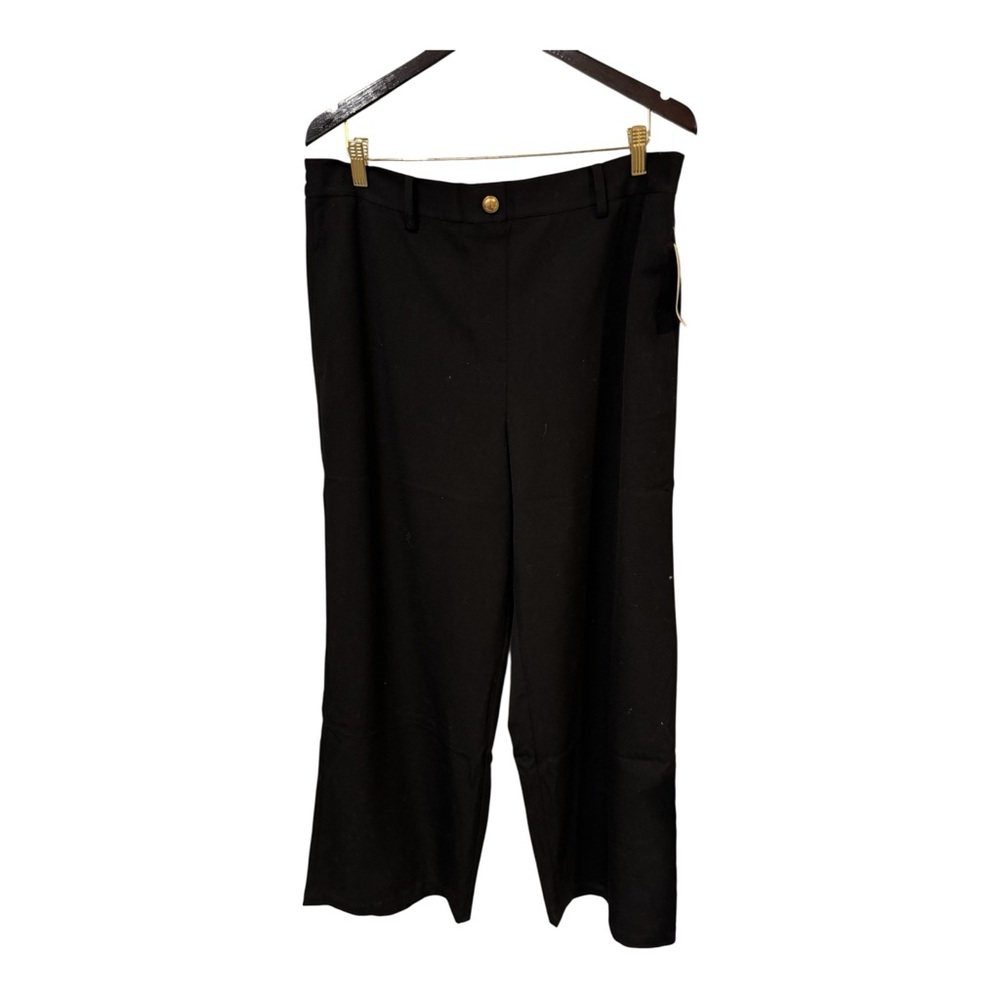 Michael Michael Kors Black Tailored Wide-Leg Pants – Women’s XL – New With Tags - Picture 2 of 6
